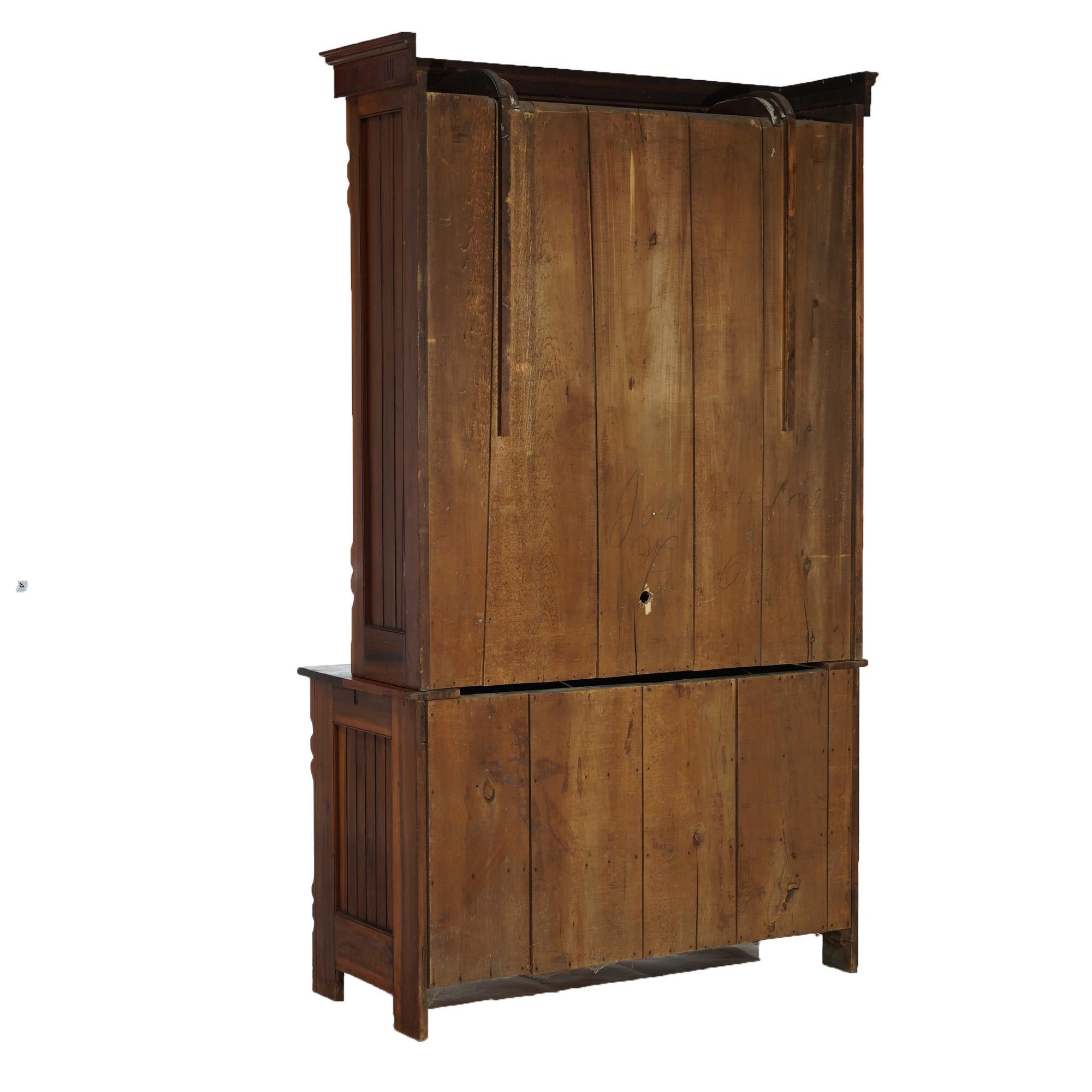 Antique Oversized Country Store Cabinet, C1900 For Sale 4