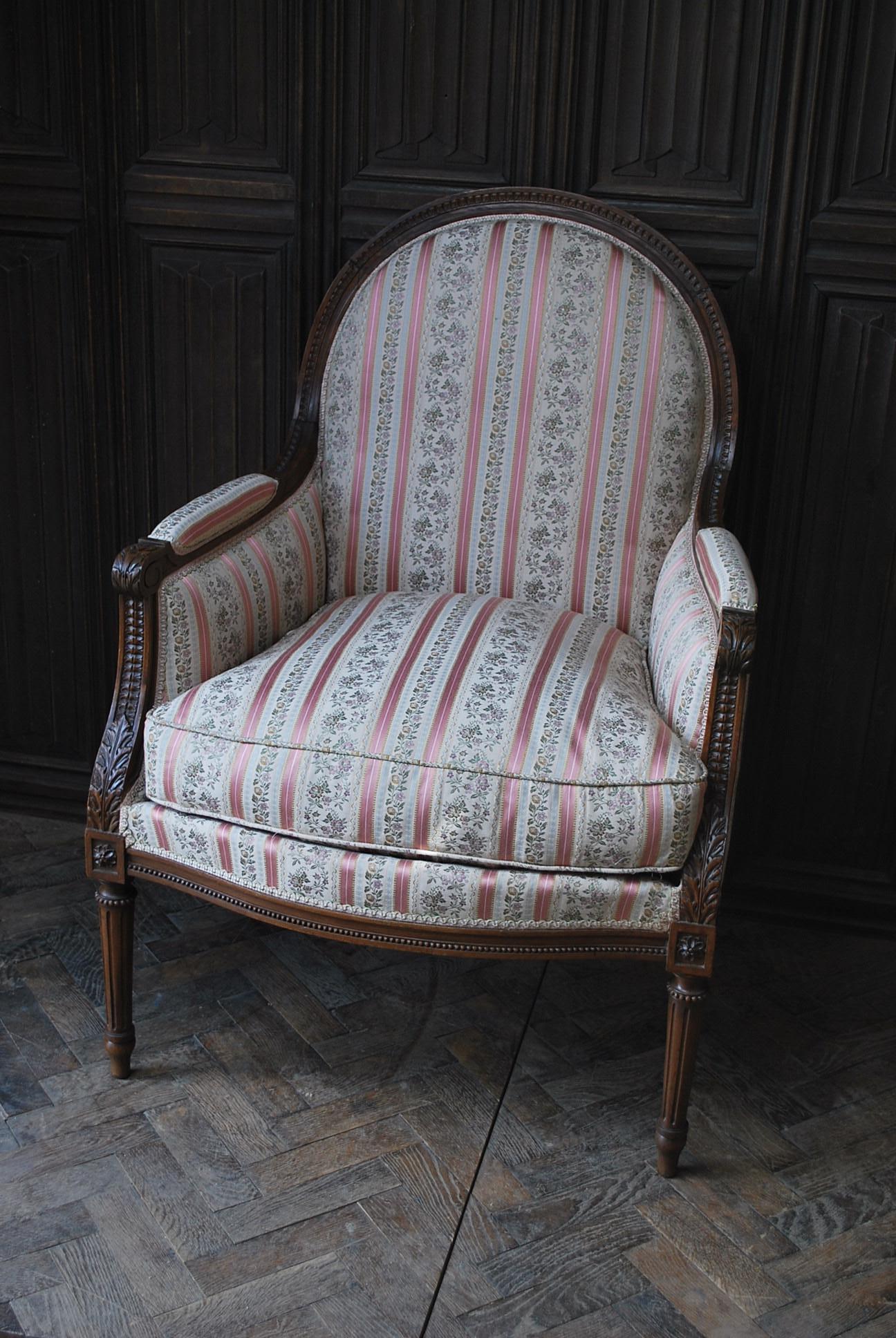 Antique Oversized French Armchair For Sale 1