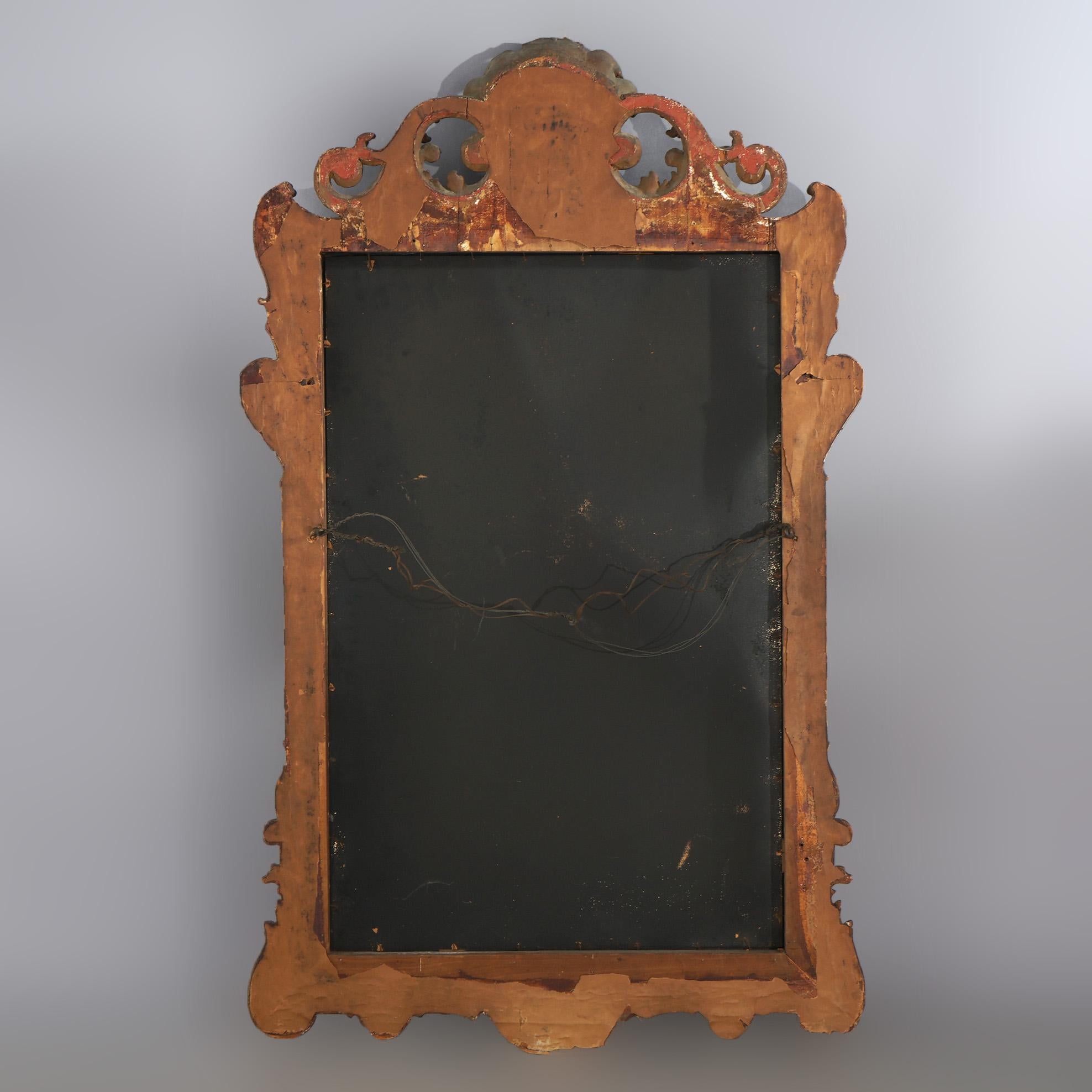 Antique Oversized French Louis XVI Giltwood Mirror C1920 For Sale 8
