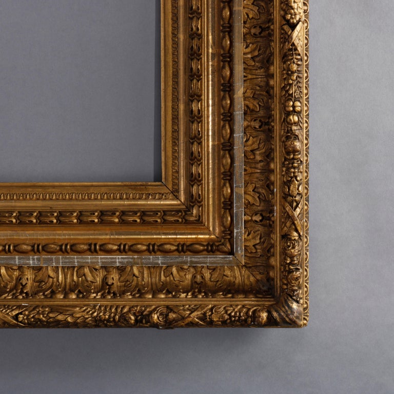 Antique Oversized Gilt Wood Art Frame Circa 1900 at 1stDibs large art