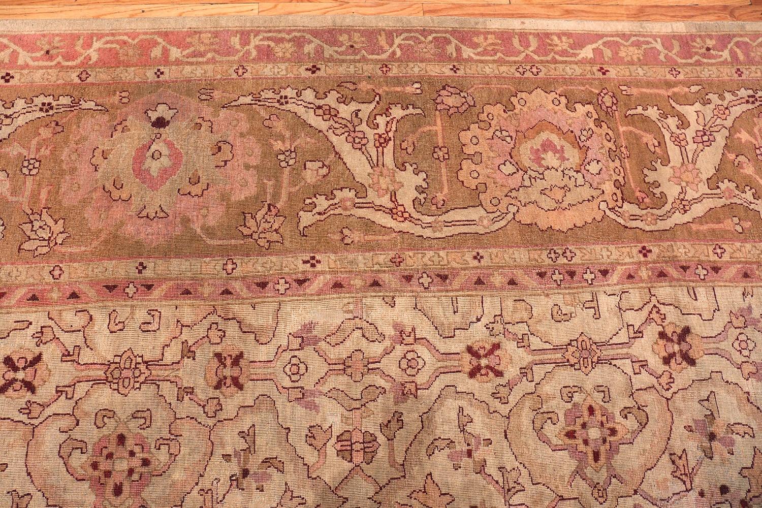Antique Indian Amritsar Rug. Size: 12 ft 10 in x 22 ft 6 in For Sale 1