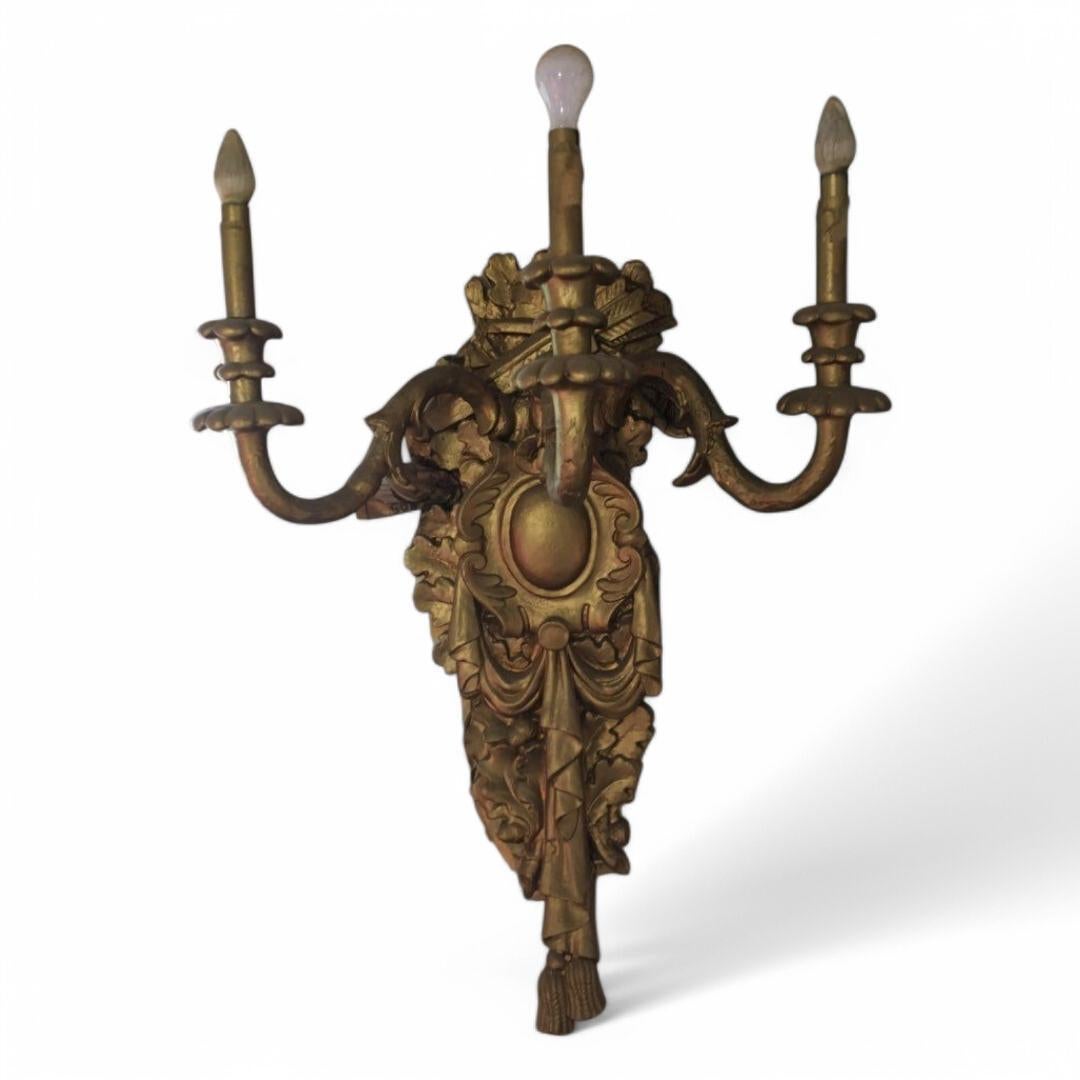 Antique Oversized Neoclassical Style Wall Sconces - Pair

Discover a piece of history with this exquisite pair of antique oversized neoclassical style wall sconces, once gracing the home of renowned Chicago African American opera singer La Julia