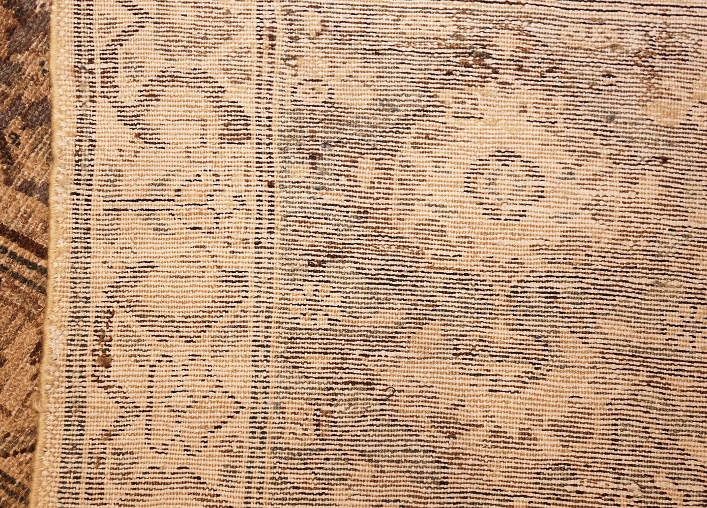 Oversized Antique Persian Malayer Carpet, Country of Origin: Persia, Circa date: 1920. Size: 13 ft 6 in x 25 ft 9 in (4.11 m x 7.85 m).