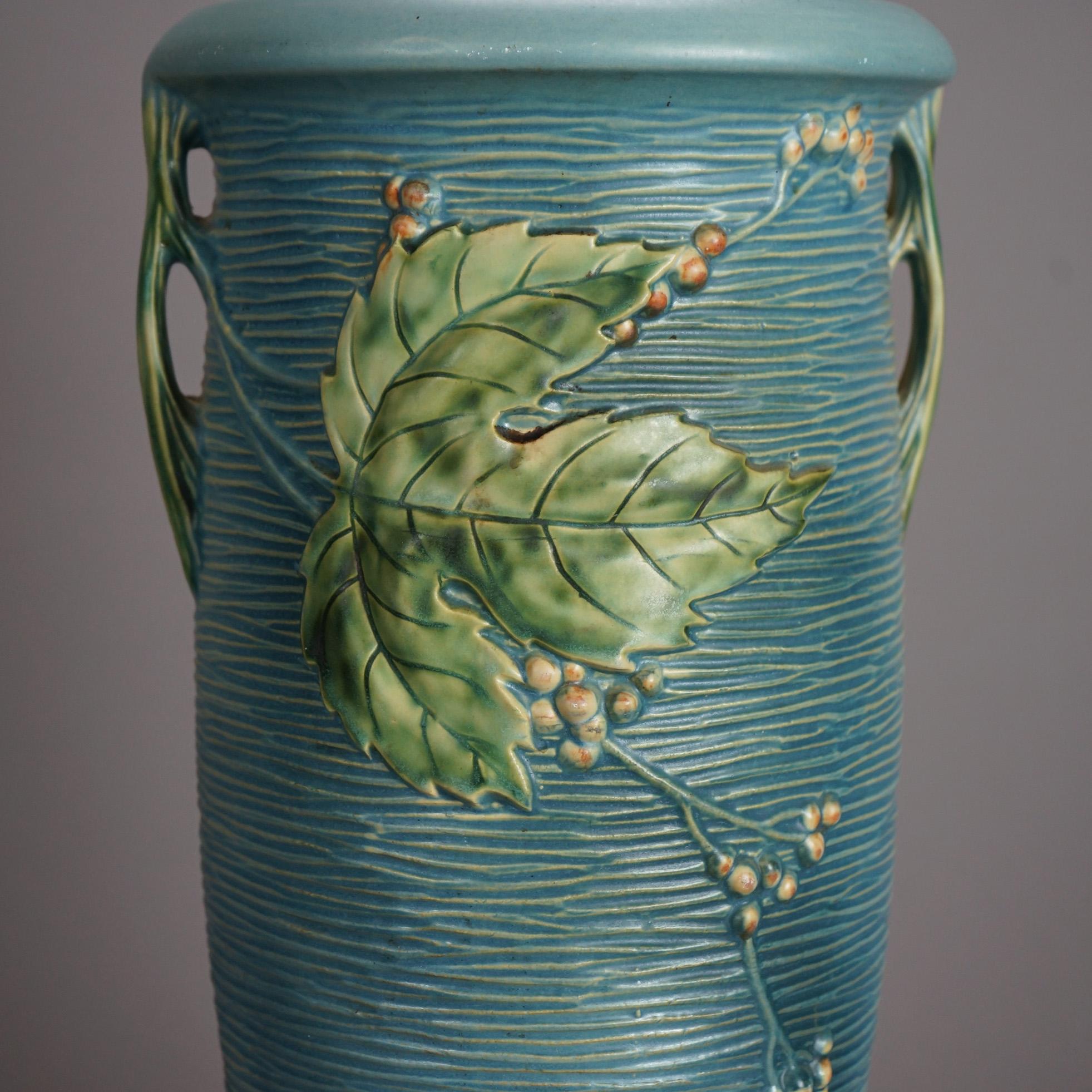 roseville bushberry vase