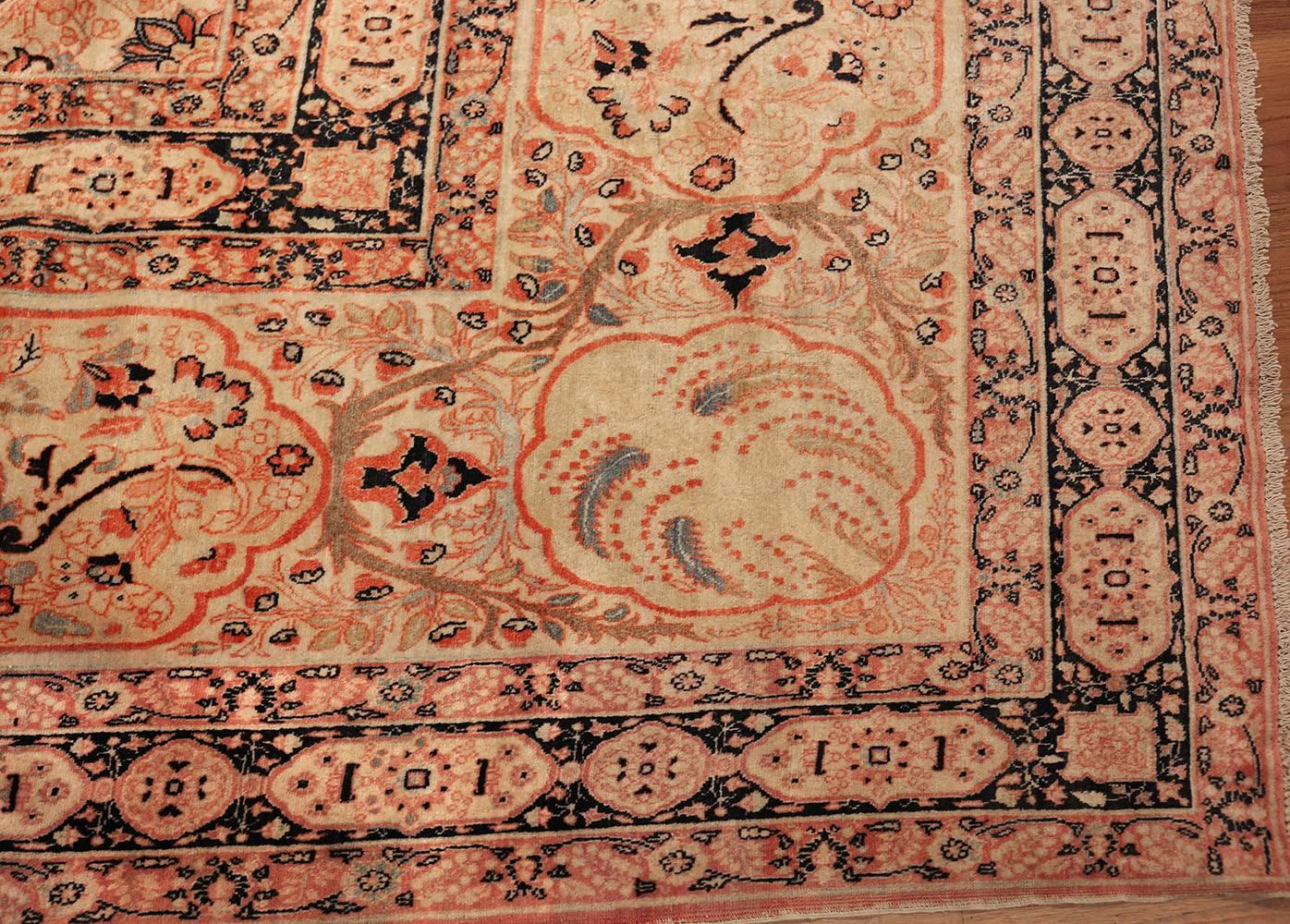 Hand-Knotted Antique Tabriz Persian Carpet by Haji Jalili. 16 ft x 25 ft 4 in For Sale