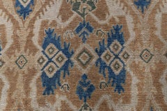 Antique Oversized Tan Rug - c. 1650 (Size Adjusted) Spanish Cuenca