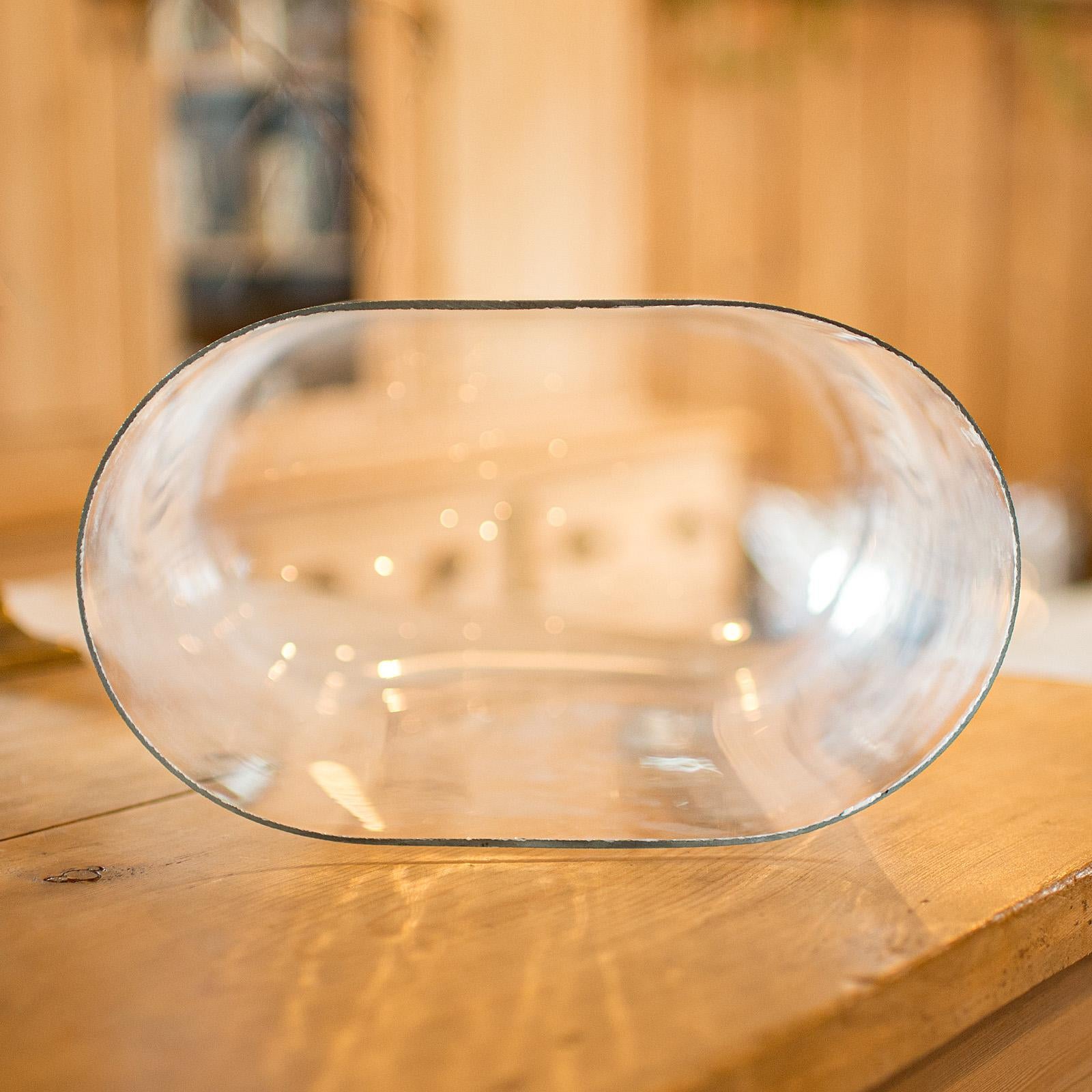 Antique Ovoid Display Dome, English Glass, Taxidermy, Clock, Showcase, Victorian For Sale 1