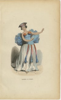 Antique Pacific Islanders & Polynesian Costume Prints, Set of 10, c.1852, view 4