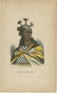Antique Pacific Islanders & Polynesian Costume Prints, Set of 10, c.1852, view 9