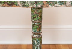 Antique Paint Decorated Corner Table New Mexico from J. Seitz New Preston, CT.