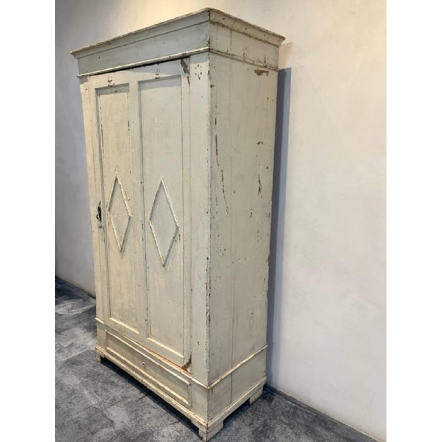 Antique Painted Armoire, 19th Century, FR-0120 For Sale 6