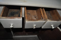 Antique Painted Barber Shop from Budapest, 1900