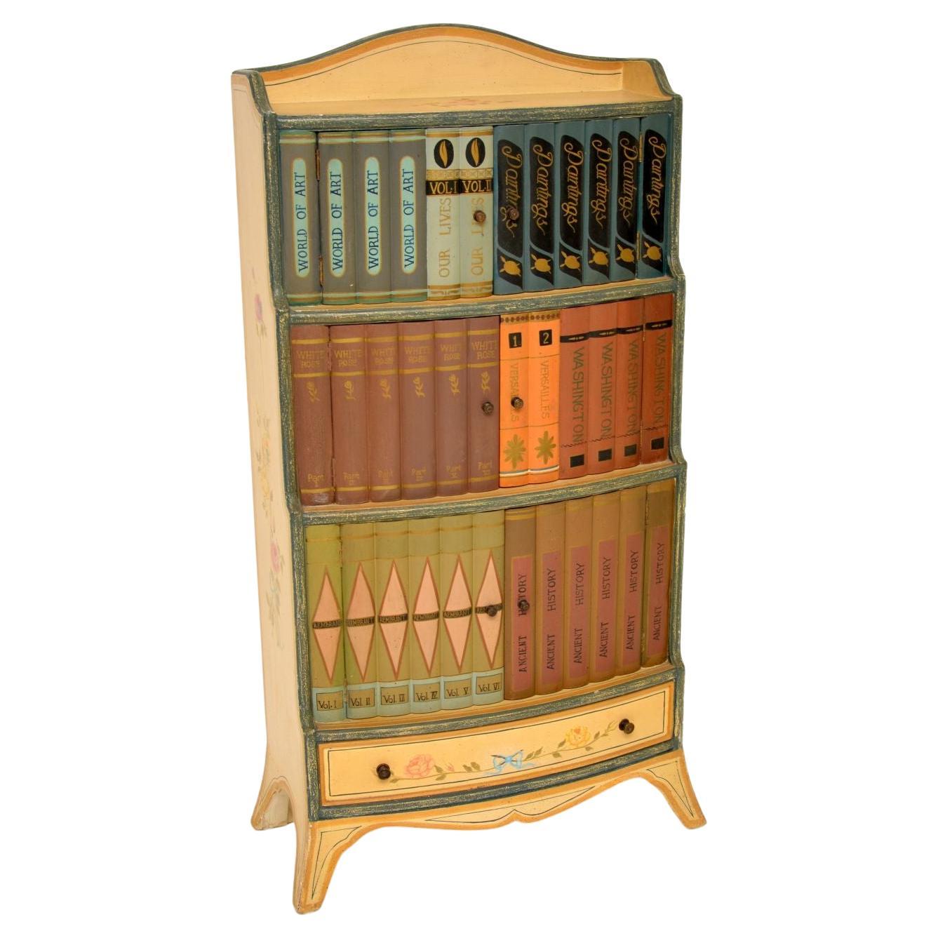 Antique Painted Bookcase by Maitland-Smith