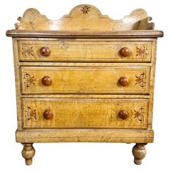 Antique Painted Chest Of Drawers Circa 1850