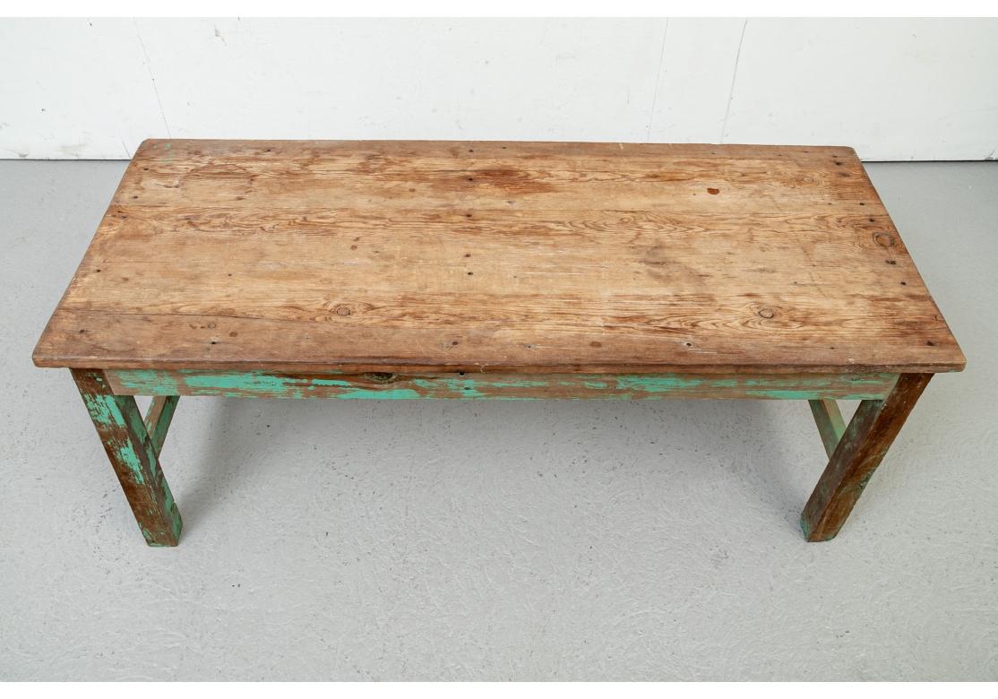 Table de cocktail peinte ancienne du Nouveau-Mexique de J. Seitz en vente 2