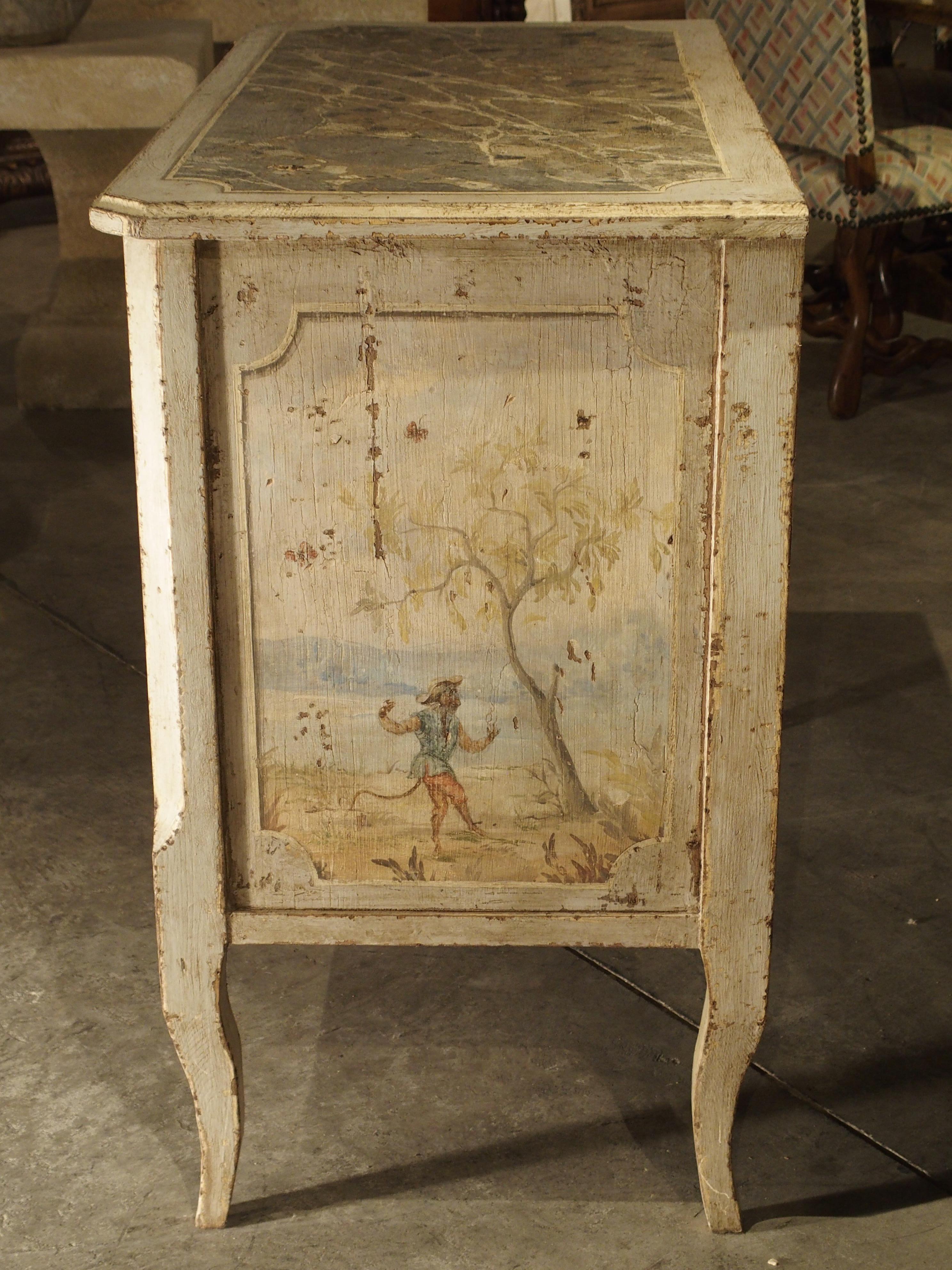 Antique Painted Commode from Italy, 19th Century 5
