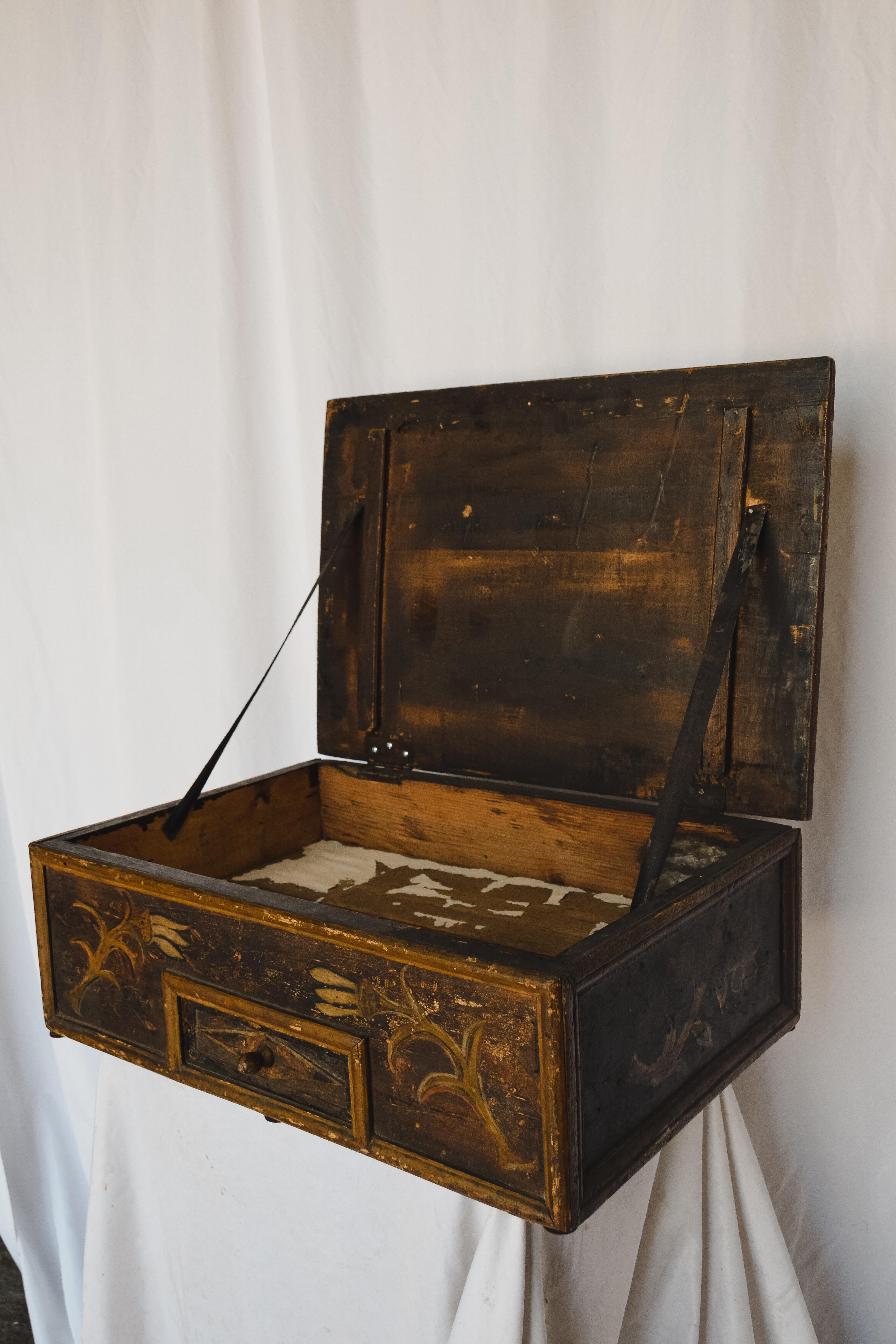 Antique Painted Document Box at 1stDibs antique document box, vintage