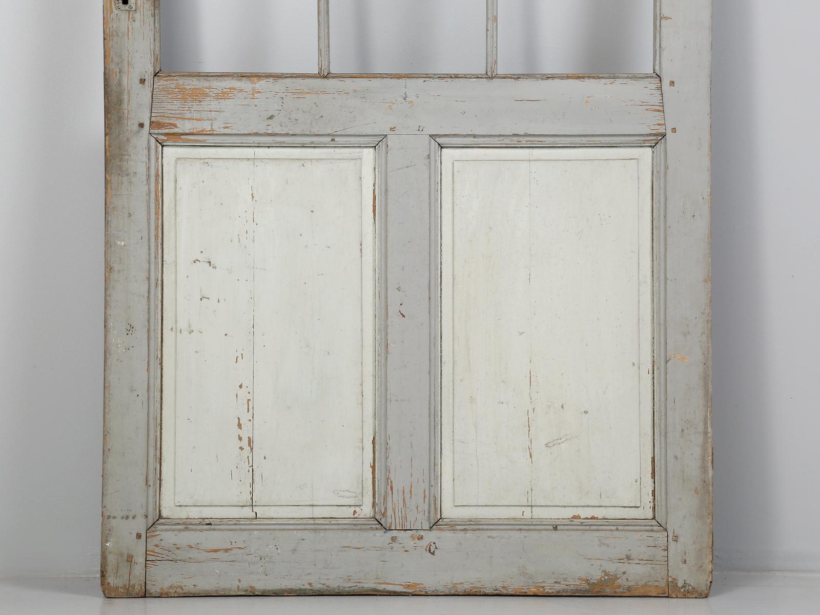Antique Painted French Door 1