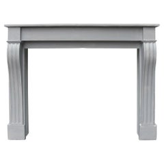 Used Painted French Timber Fire Mantel