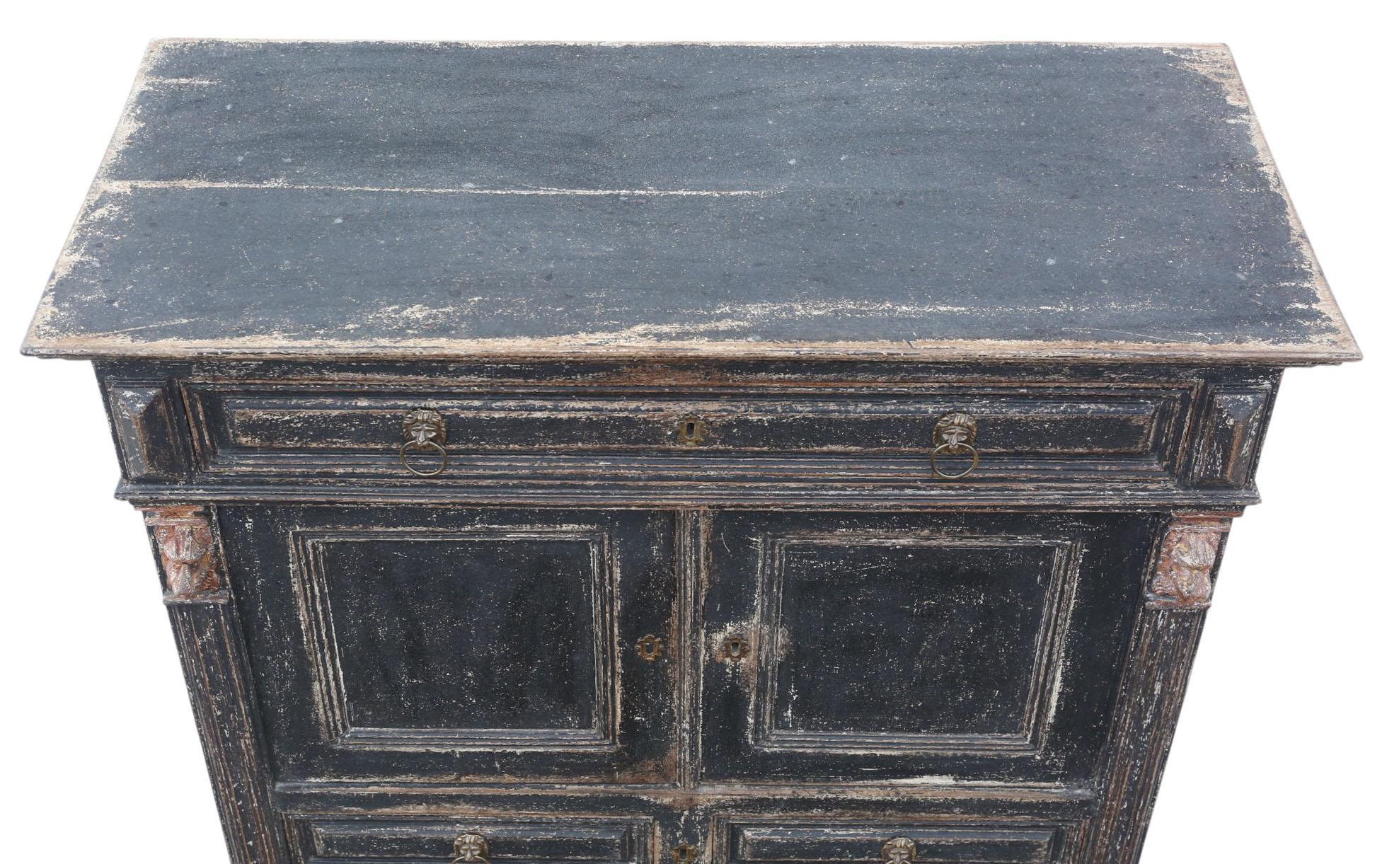 Antique Painted Kitchen/Housekeeper’s Larder Cupboard 19th Century Country House en venta 5