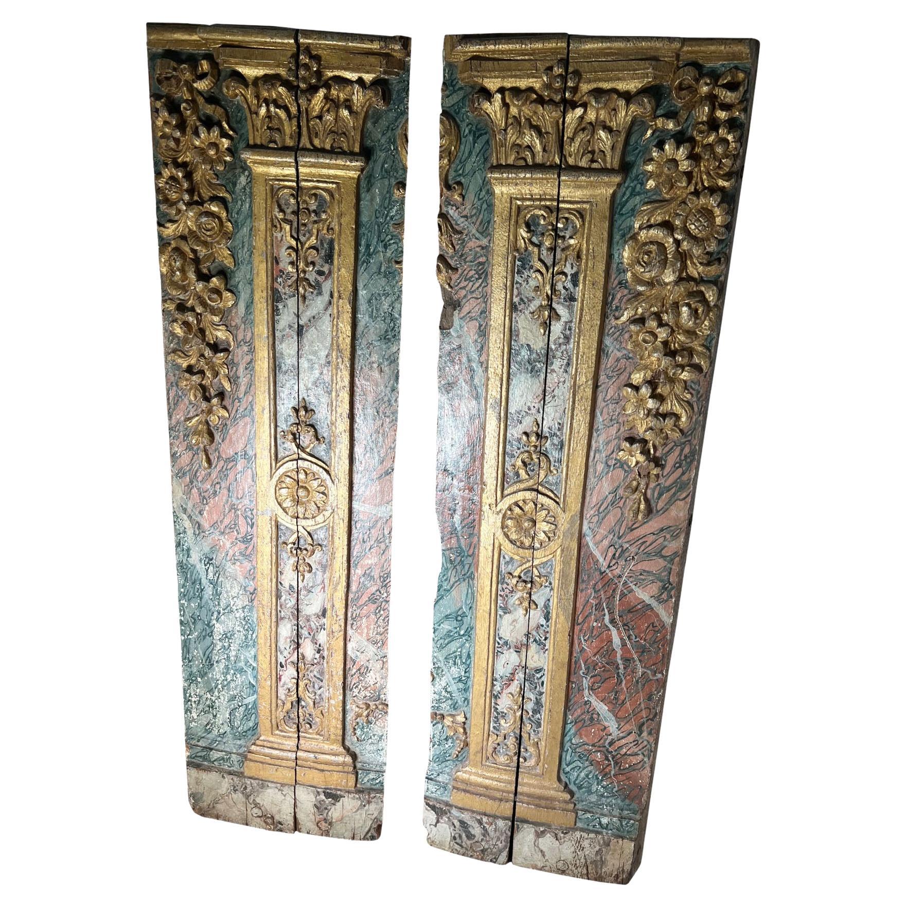 Antique Painted Panels