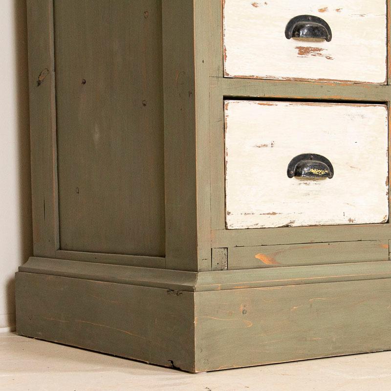 Antique Painted Pine Shop Counter Farmhouse Sideboard, Kitchen Island 2