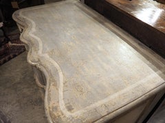 Antique Painted Serpentine Commode from Southern Germany, 18th C. and Later