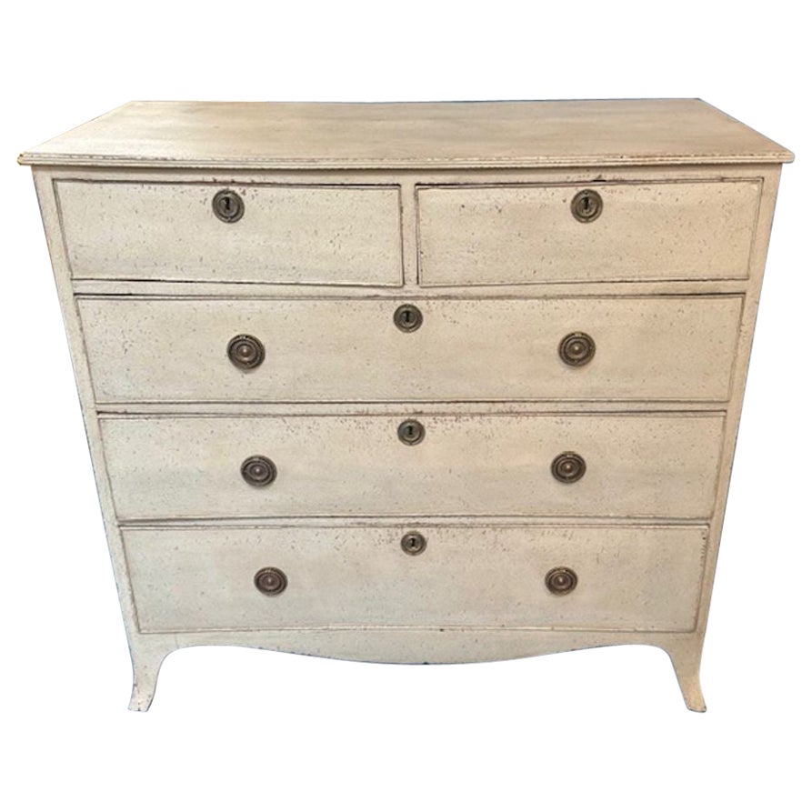 Antique Painted Swedish Chest