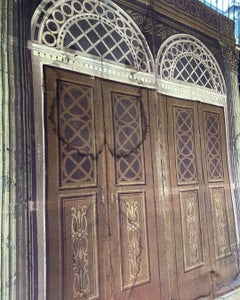 Antique Painted Theater Backdrop with Architectural Illusion – 320 × 340 cm