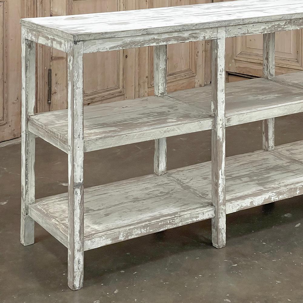Antique Painted Tradesman Table ~ Sofa Table For Sale 2