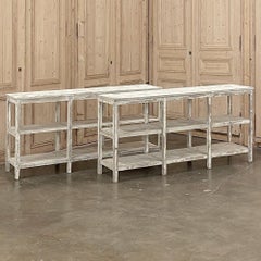 Antique Painted Tradesman Table ~ Sofa Table