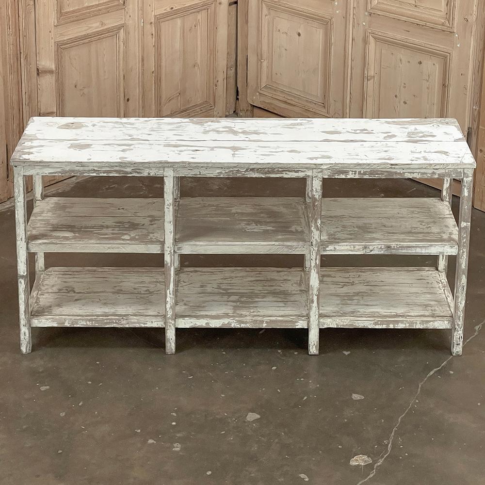 Antiquities Table Tradesman peinte ~ Table de canapé Bon état - En vente à Dallas, TX
