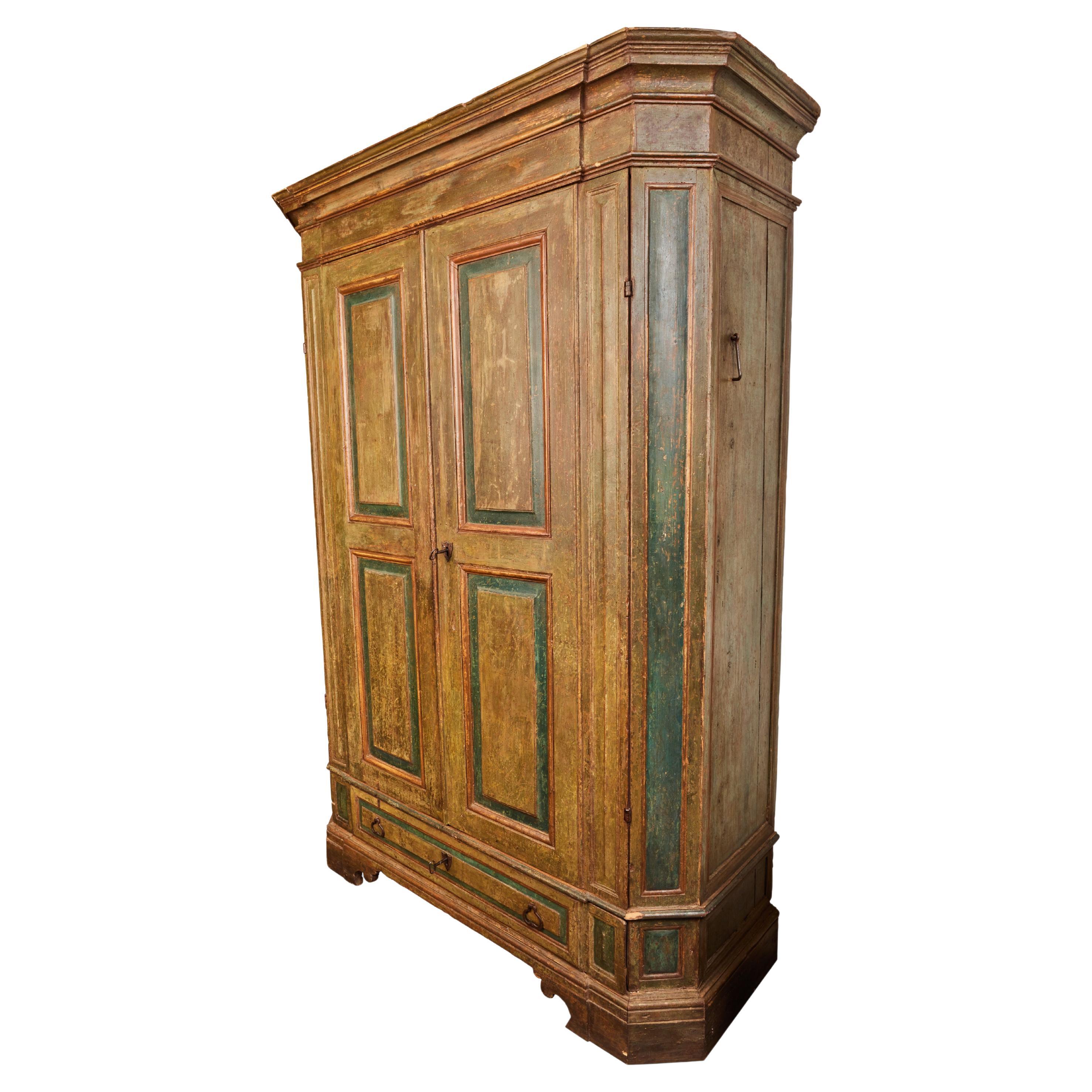 Austrian Painted Armoire at 1stDibs