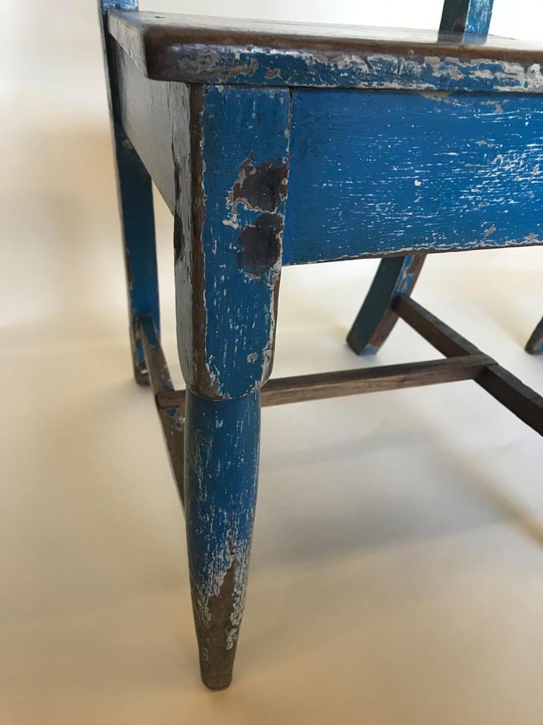 Antique Painted Wooden Chairs at 1stDibs