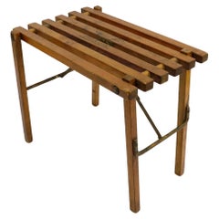 Tabouret pliant français ancien peintre