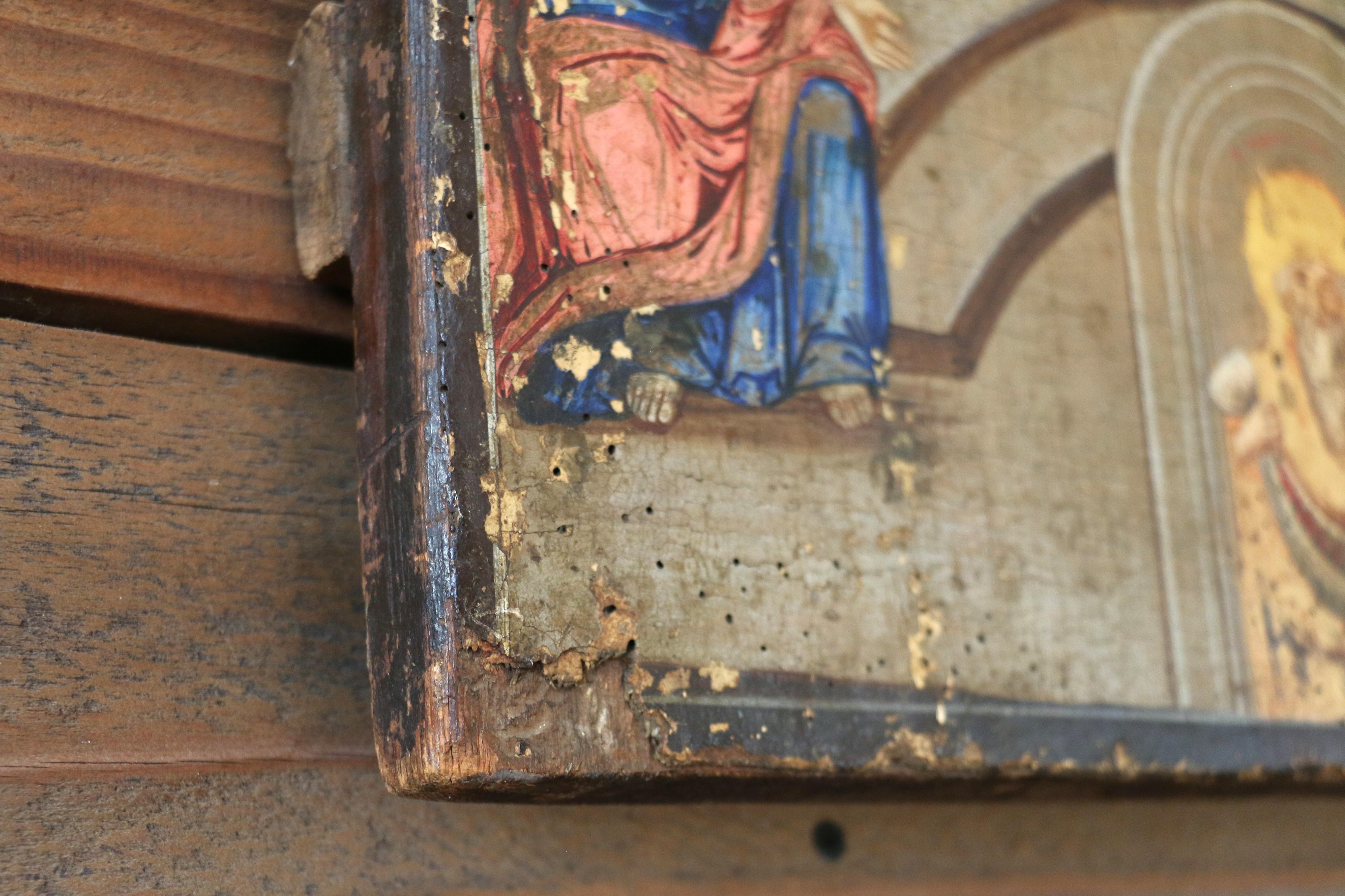 Peinture ancienne Descente de l'Esprit Saint sur les Apôtres en vente 10