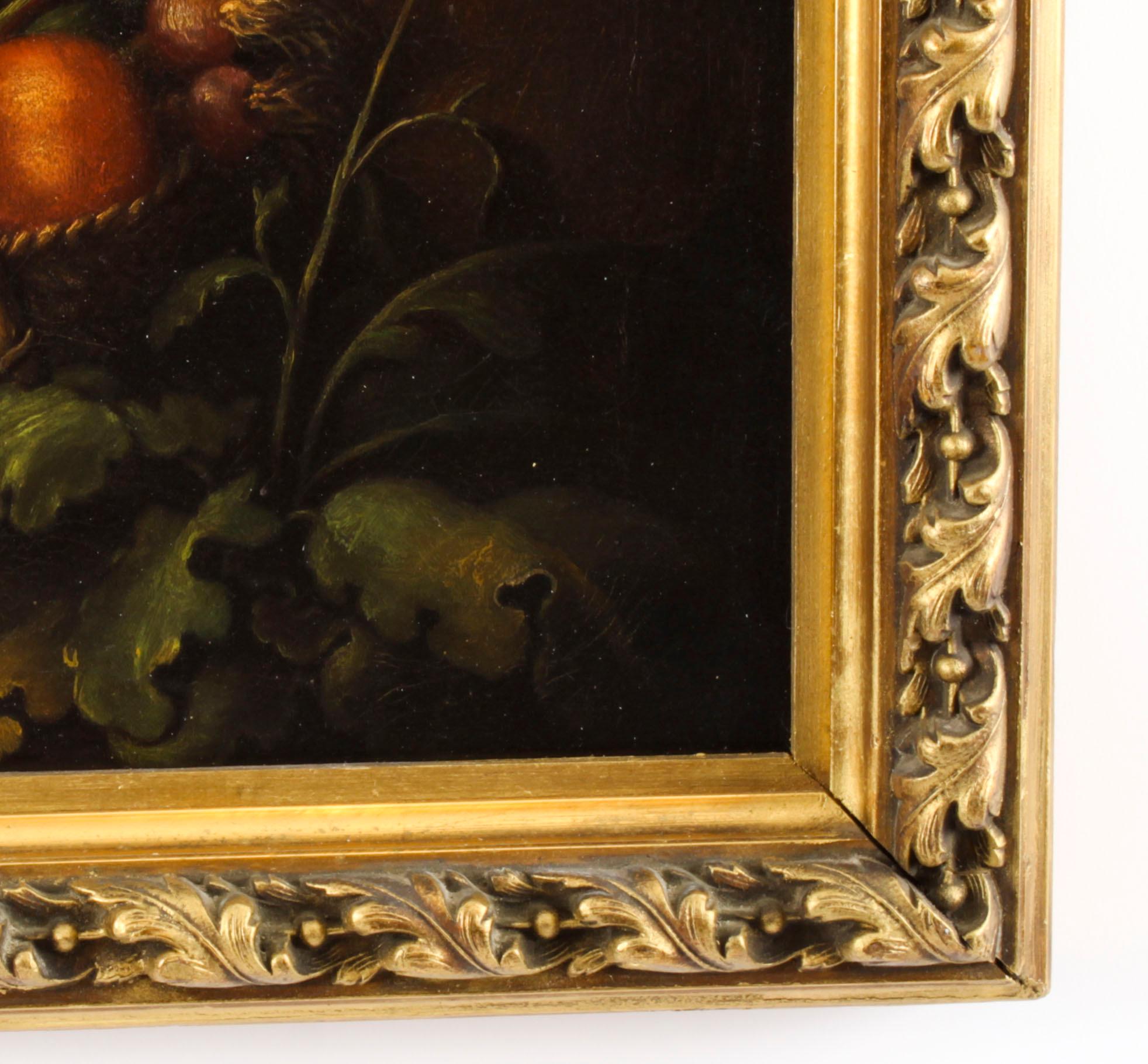 Pittura antica Mangiatori di uva e melone dopo Bartolome' Murillo 18° secolo in vendita 2