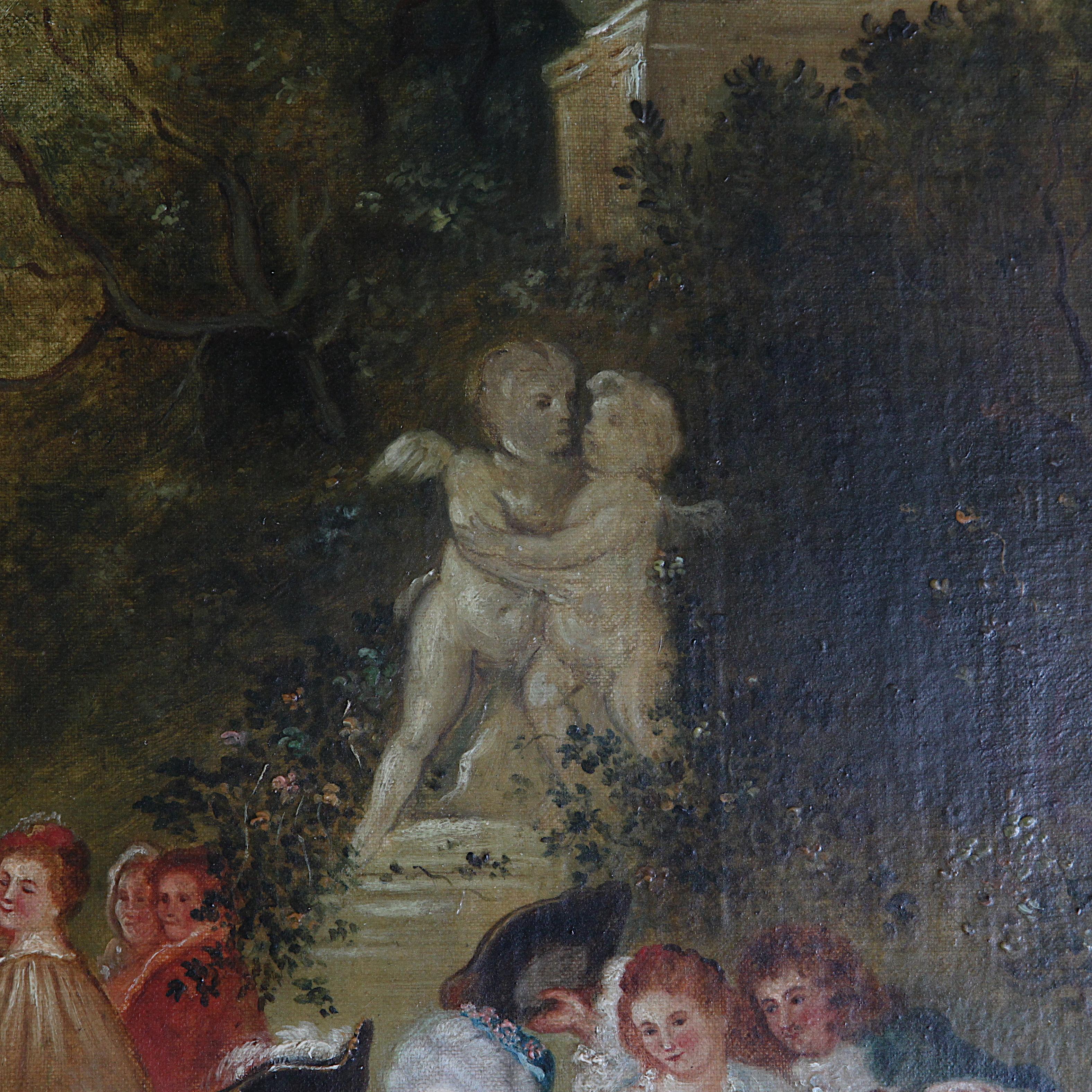 Antique Painting in the Manner of Antoine Watteau 1