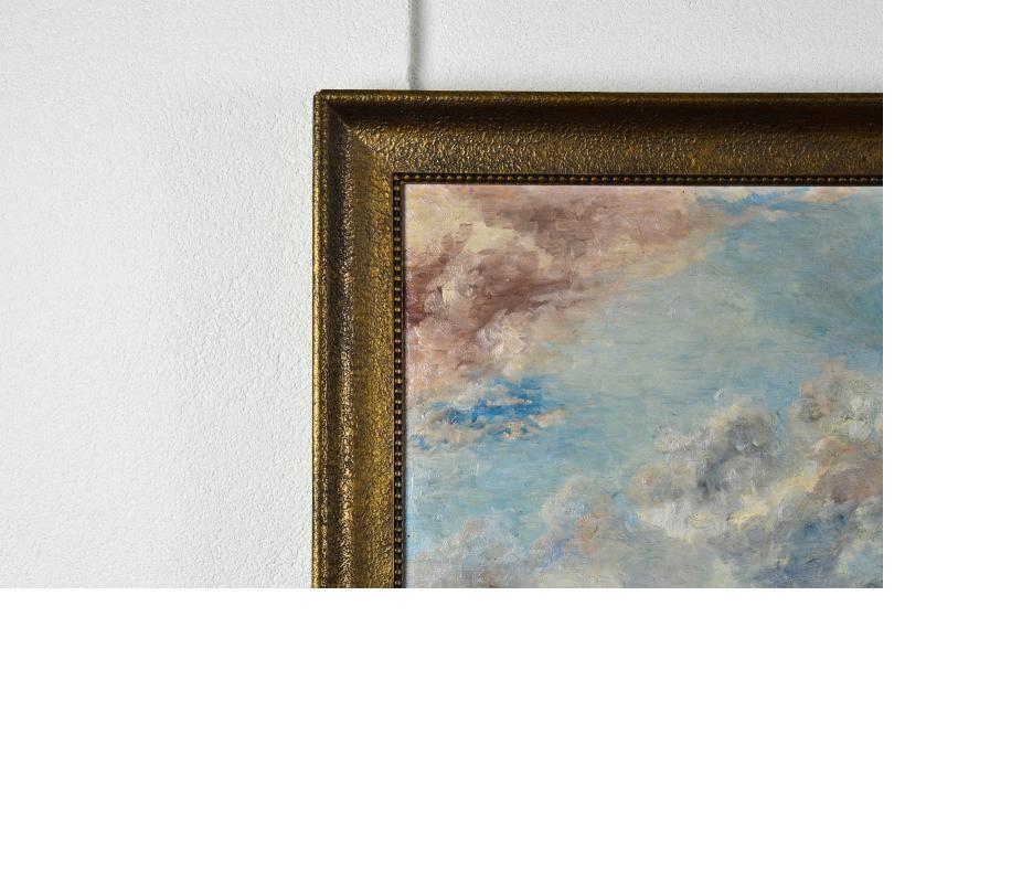 Peinture ancienne# Indonésie Sumatra Telukbetung 1931 Signature de l'artiste Bandar Lampung en vente 3