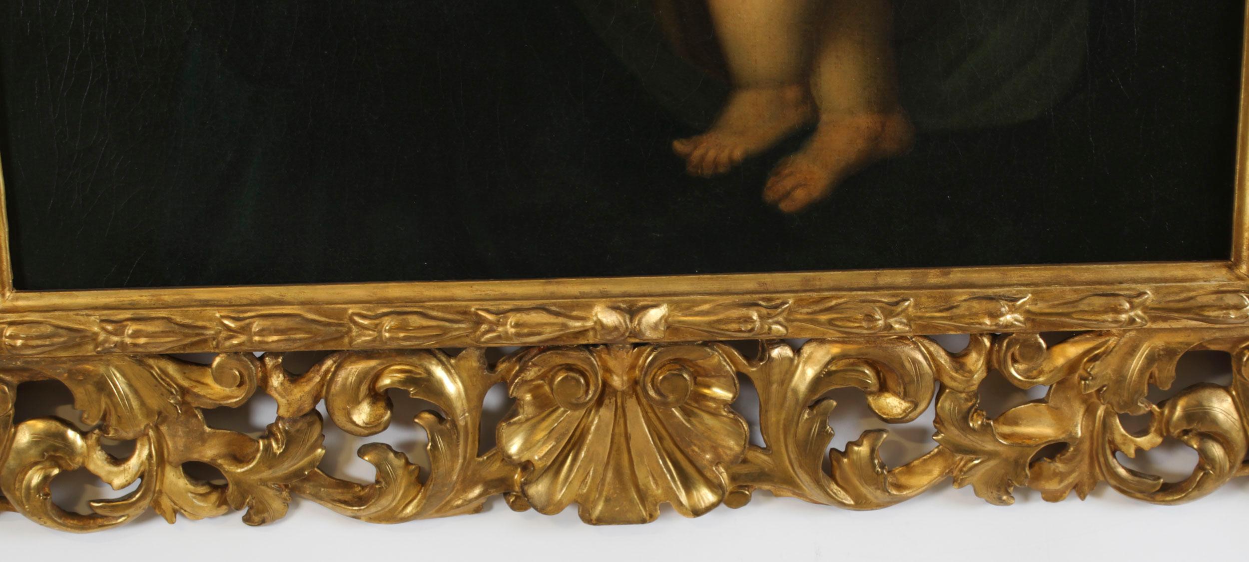 Antique Painting Madonna & Child 'Paoletti and Ferretti' 19th Century For Sale 3