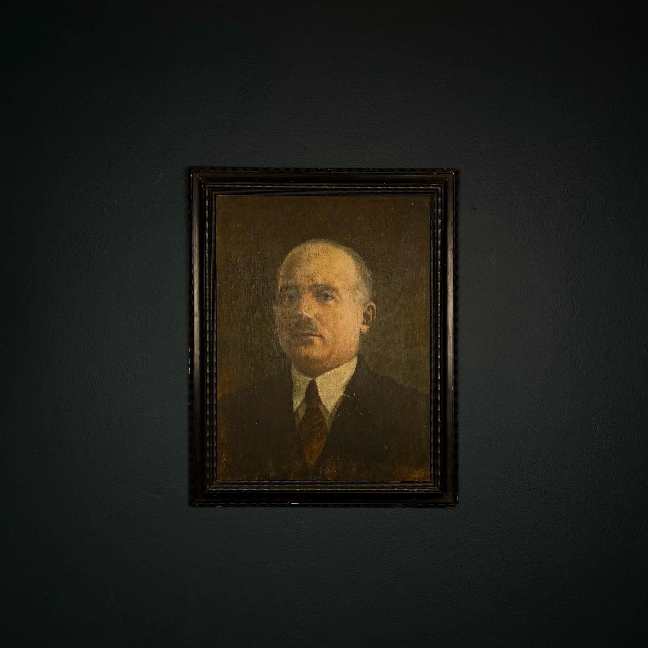 Antique painting Portrait 