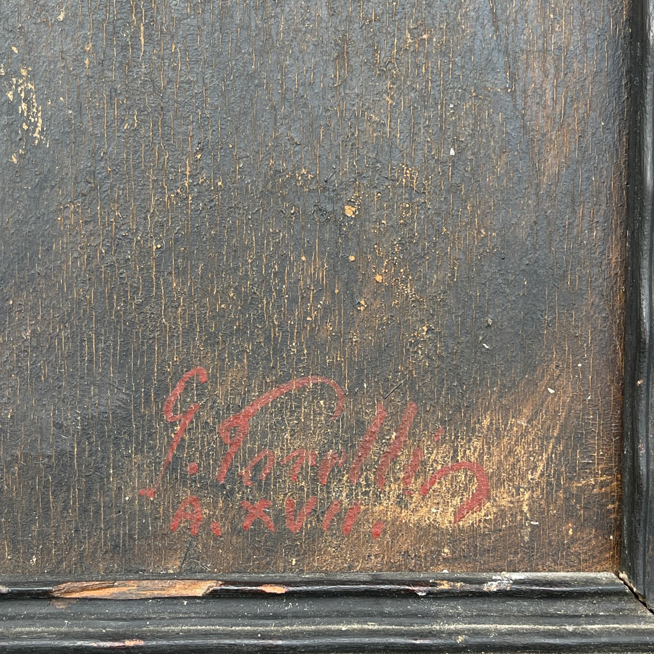 Italian Antique painting Portrait 
