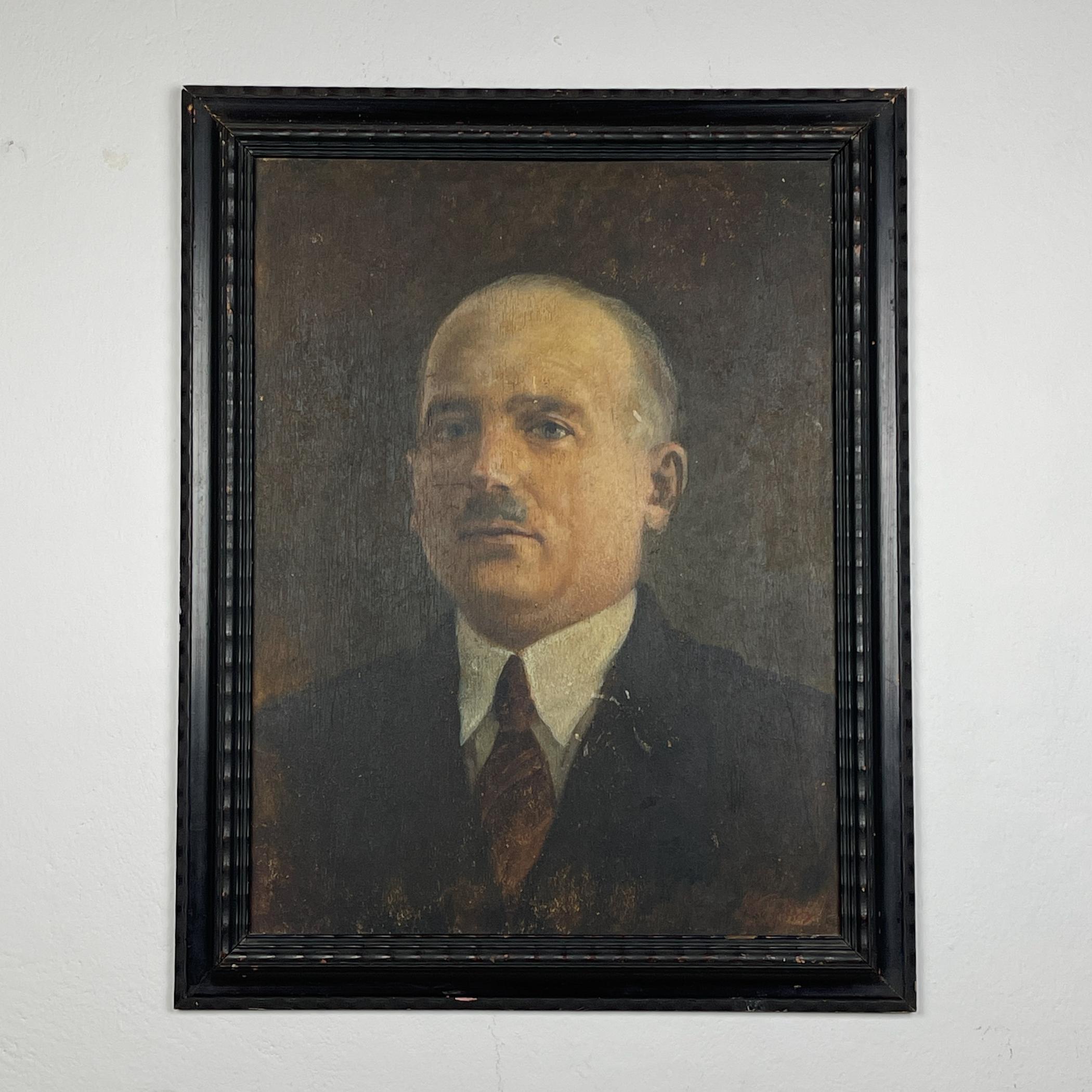 19th Century Antique painting Portrait 