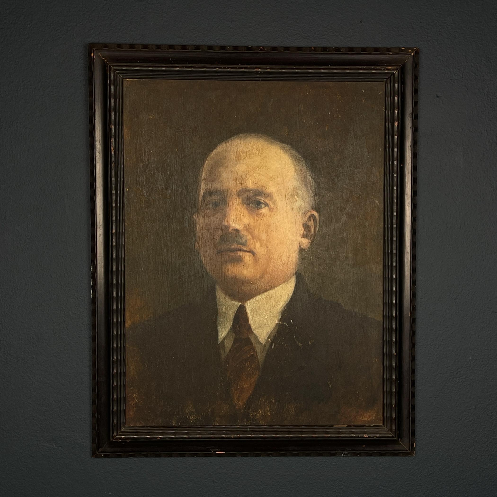 Antique painting Portrait 