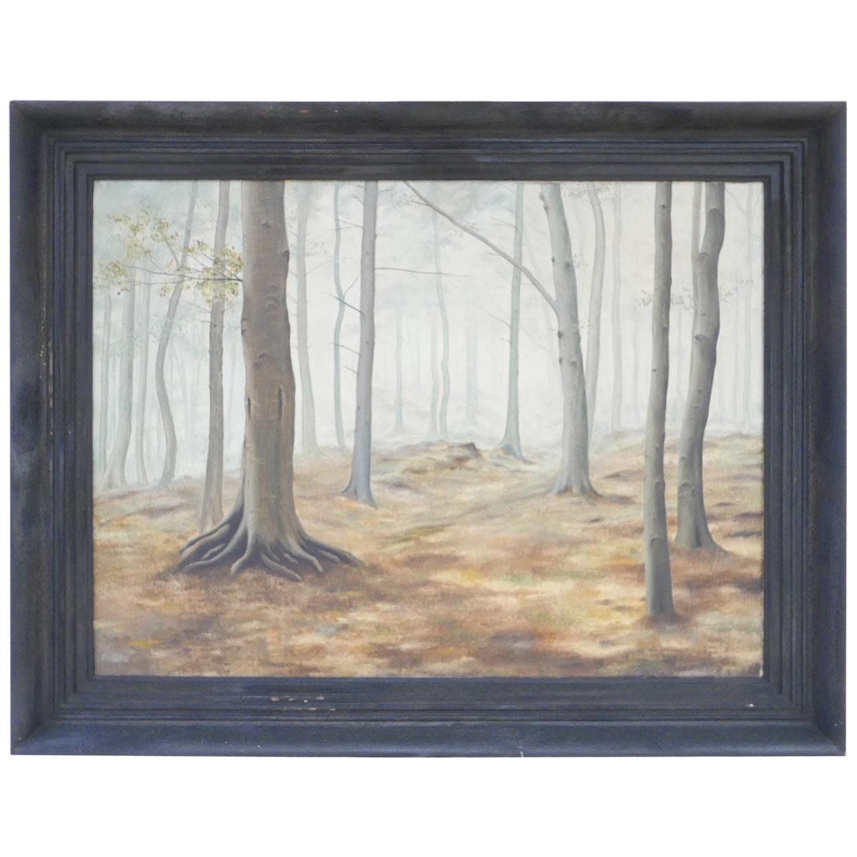 Antique Painting through the Woods, '1945'