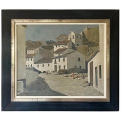 Torremolinos, Spain, Antique Dutch painting, Willem Witjens, 1954