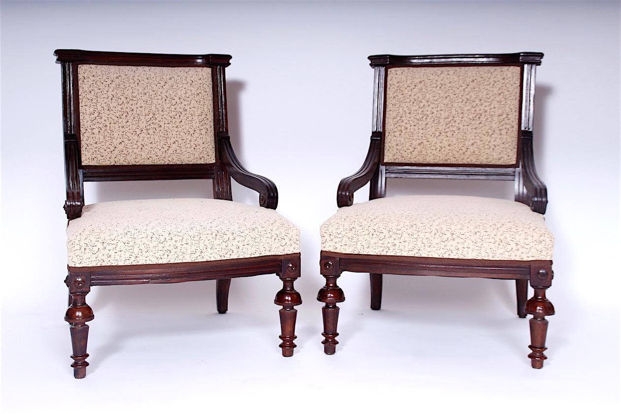 Empire Antique Pair of Armchairs