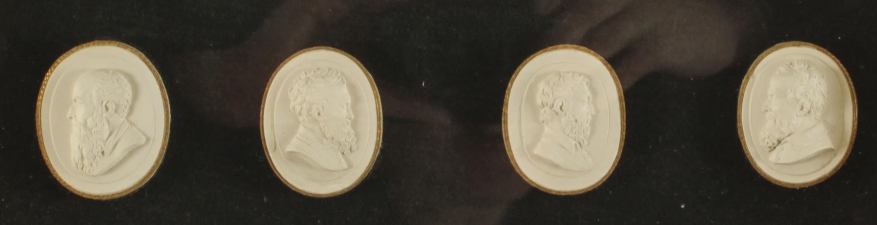 Antikes Paar gerahmte Grand Tour Giovanni Liberotti-Intaglios, 19. Jahrhundert im Angebot 7