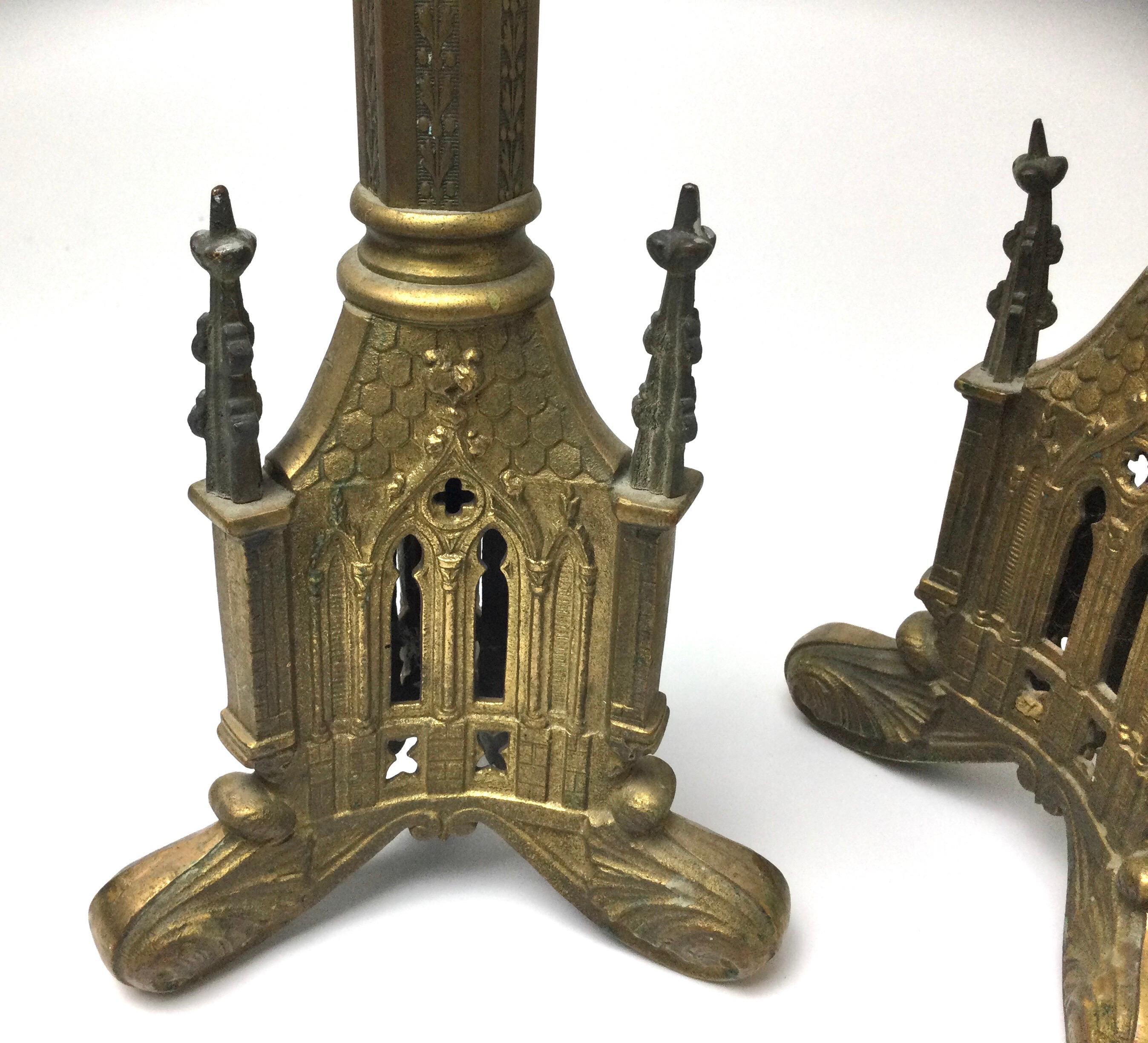 How do you modernize brass candlesticks?
