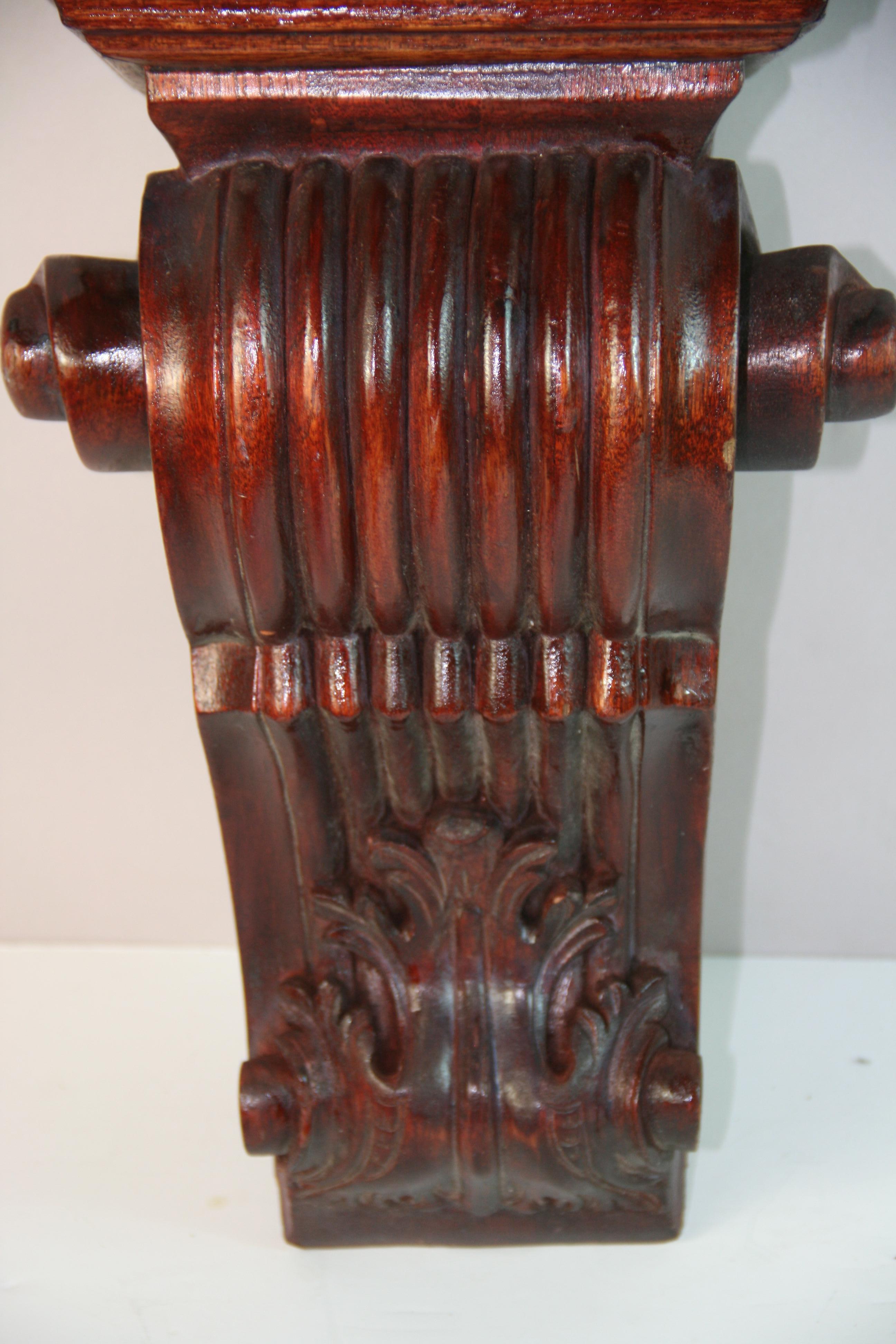 Antique Pair Carved Corbels Architectural Elements For Sale 5